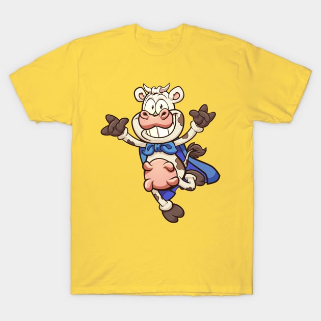 Super Cow T-Shirt by memoangeles